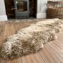 Double Sheepskin Rug In Various Colours, thumbnail 4 of 4