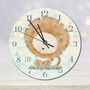 Lion Personalised Clock, thumbnail 2 of 4