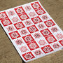Twelve Days Of Christmas Advent Stickers One Sheet Of 35 Stickers, thumbnail 1 of 3