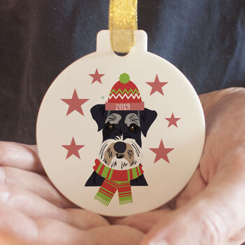 2022 Christmas Tree Decoration Dog Bauble, 4 of 12