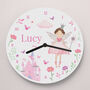 Personalised Fairy Princess Kids Clock, thumbnail 3 of 3