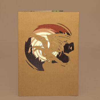 Fierce Dragon 3D Pop Up Card, 2 of 2