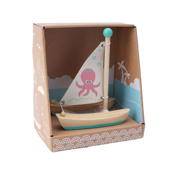 Little Tribe Wooden Catamaran Sailing Boat | Age Two+, 5 of 10