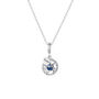 Sagittarius Necklace Silver December Birthstone Pendant, thumbnail 6 of 6