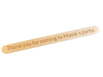 Personalised Candy Floss Lollies Pink, Blue, 6 of 8