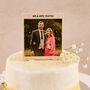 Personalised Wedding Cake Topper With Photo, thumbnail 1 of 3