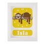Personalised Children's Sloth Clock, thumbnail 9 of 9