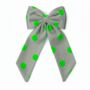 Sustainable Lrg Linen Polka Dot Bow Hanging Christmas Decoration, thumbnail 12 of 12