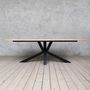 Diamond Natural Oak Solid Wood Dining Table, thumbnail 3 of 5