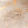 Serotonin Stud Earrings, Gift For Happiness, thumbnail 4 of 5