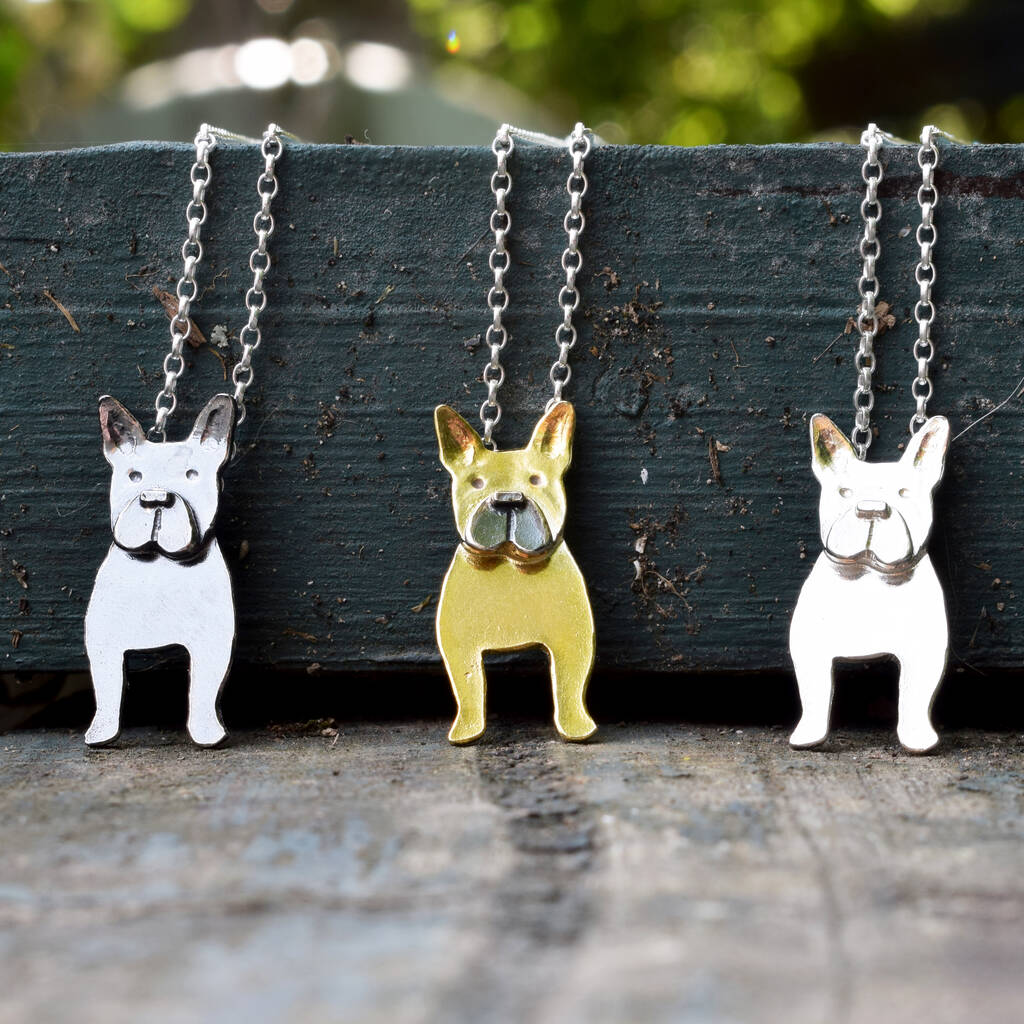 Buy French Bulldog Necklace Mystic Frenchie Jewelry Gold Dog Silver Online  in India - Etsy