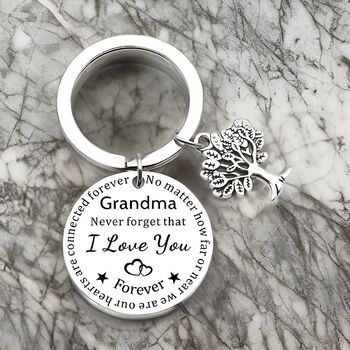 Grandma Nan Love You Keyring Gift Charm, 4 of 6