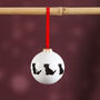 Dog Christmas Bauble Decoration. Pick Your Breed, thumbnail 11 of 12