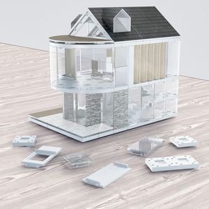 architectural model making kit 90sqm by arckit