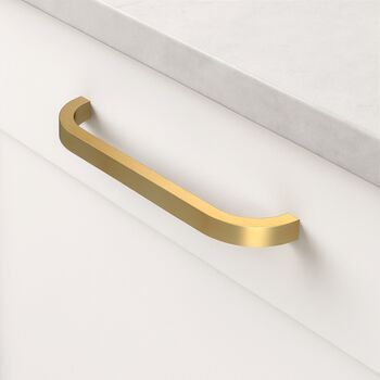 Solid Brass Gold Cupboard Door Pull Handles, 9 of 9