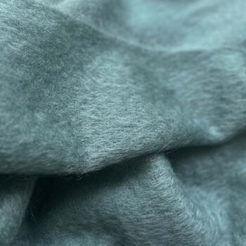 Albie Mohair Blanket Faded Teal, 3 of 3
