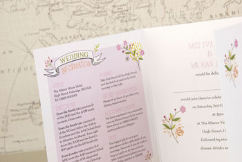 Love The Bicycle Wedding Invitation, 3 of 6