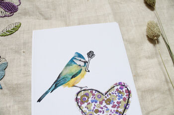 'Little Blue' Greeting Card, 2 of 2