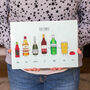 Personalised Family Drinks Chopping Board, thumbnail 4 of 12