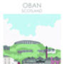 Oban Harbour Scotland Art Print, thumbnail 3 of 3