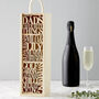 Personalised Father's Day Favourite Things Bottle Box, thumbnail 1 of 2