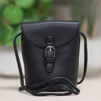 Small Cross Body Bag In Black, 3 of 3
