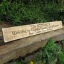 Personalised Wooden Garden And Bar Signs, thumbnail 9 of 10