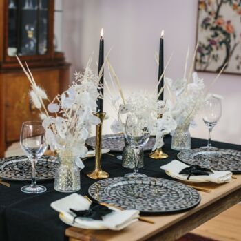 Magical Monochrome Tablescape Table Décor Package, 4 of 6