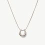 Gold Or Silver Women’s Chunky Horseshoe Pendant Necklace, Minimalist Jewellery, thumbnail 6 of 7
