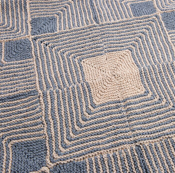 Geometric Blanket Knitting Kit, 2 of 10