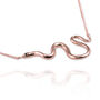 Snake Necklace With Optional Diamonds, thumbnail 6 of 9