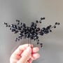 Black Crystal Hair Pin, thumbnail 3 of 7
