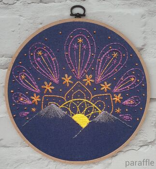 Sunset Embroidery Kit, 8 of 9