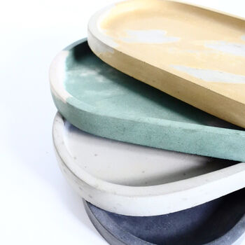 Sustainable Concrete Shapes Dish Trinket Tray, 7 of 12
