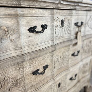 French Mid 19th Century Ornate Carved Chest Of Drawers, 2 of 7