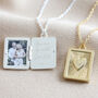 Personalised Vintage Style Book Locket Necklace, thumbnail 8 of 11