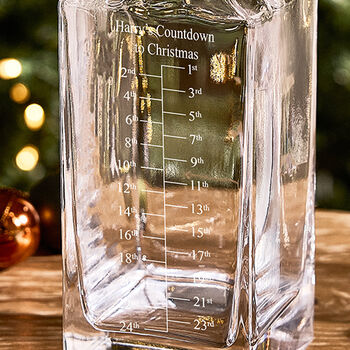 Personalised Christmas Advent Calendar Decanter Gift, 5 of 8