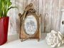 Oval Gold Parrot Photo Frame 4x6 Portrait Frame Décor, thumbnail 1 of 9