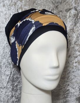 Chemo Headwear Jersey Hat With Hairband, 2 of 3