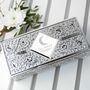 Personalised Eid Mubarak Silver Plated Trinket Box, thumbnail 1 of 3