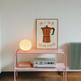 Rise And Grind, Coffee Print, Kitchen Wall Art, thumbnail 5 of 10
