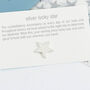Blank Birthday Card With Sterling Silver Keepsake, thumbnail 5 of 10