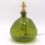 Recycled Blown Glass Lamp | 29cm | Ten Colours, thumbnail 11 of 12