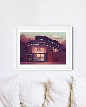 Club UK Nightclub Wandsworth Travel Poster Art Print, 2 of 8