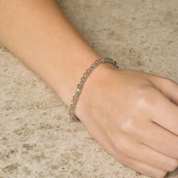 Jewel Bead Labradorite Bracelet In Sterling Silver, 3 of 6