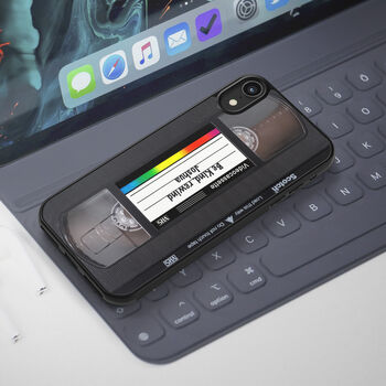 Personalised Retro Video Tape iPhone Case, 2 of 3