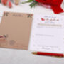 Personalised Letter To Santa And Blank Letter For Response With Sleigh Design, thumbnail 3 of 5
