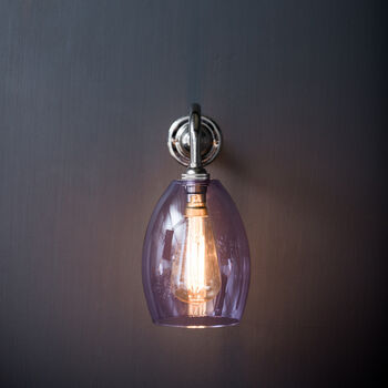 Coloured Glass Wall Light, 9 of 12