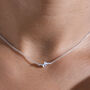 Sterling Silver Friendship Knot Necklace, thumbnail 1 of 11