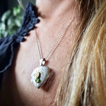 Sterling Silver Lining Lockets, 9 of 9